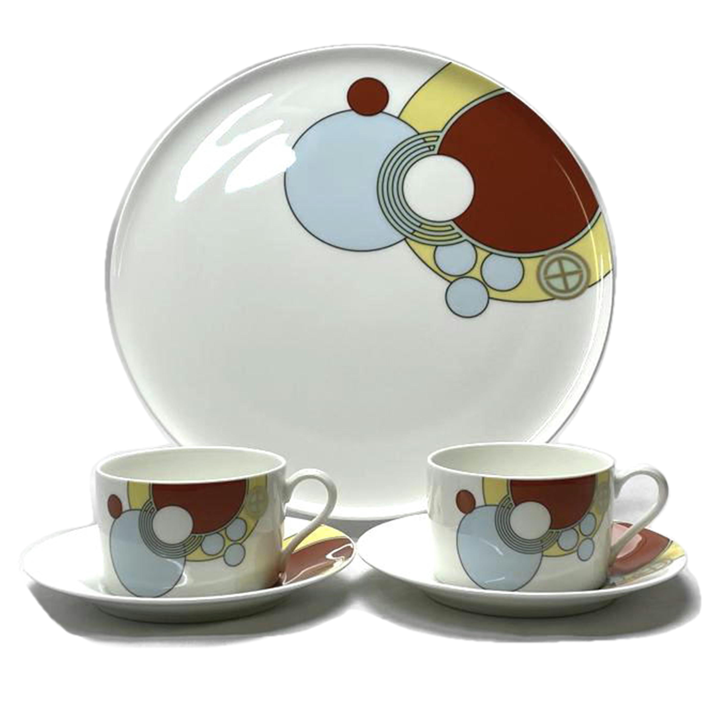 Noritake ノリタケ/FRANK　LLOYD　WRIGHT　ティータイムセット/Y5893A/4614//Aランク/52