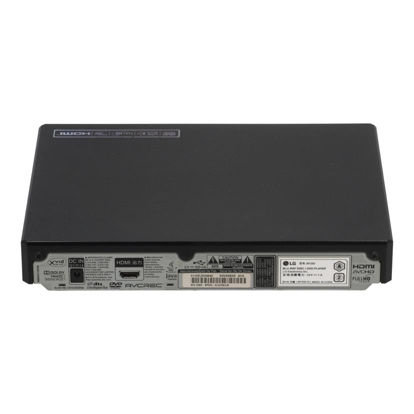 LG　Electronics LG電子　/BDプレーヤー/BP250//611HZLD034840/Bランク/85