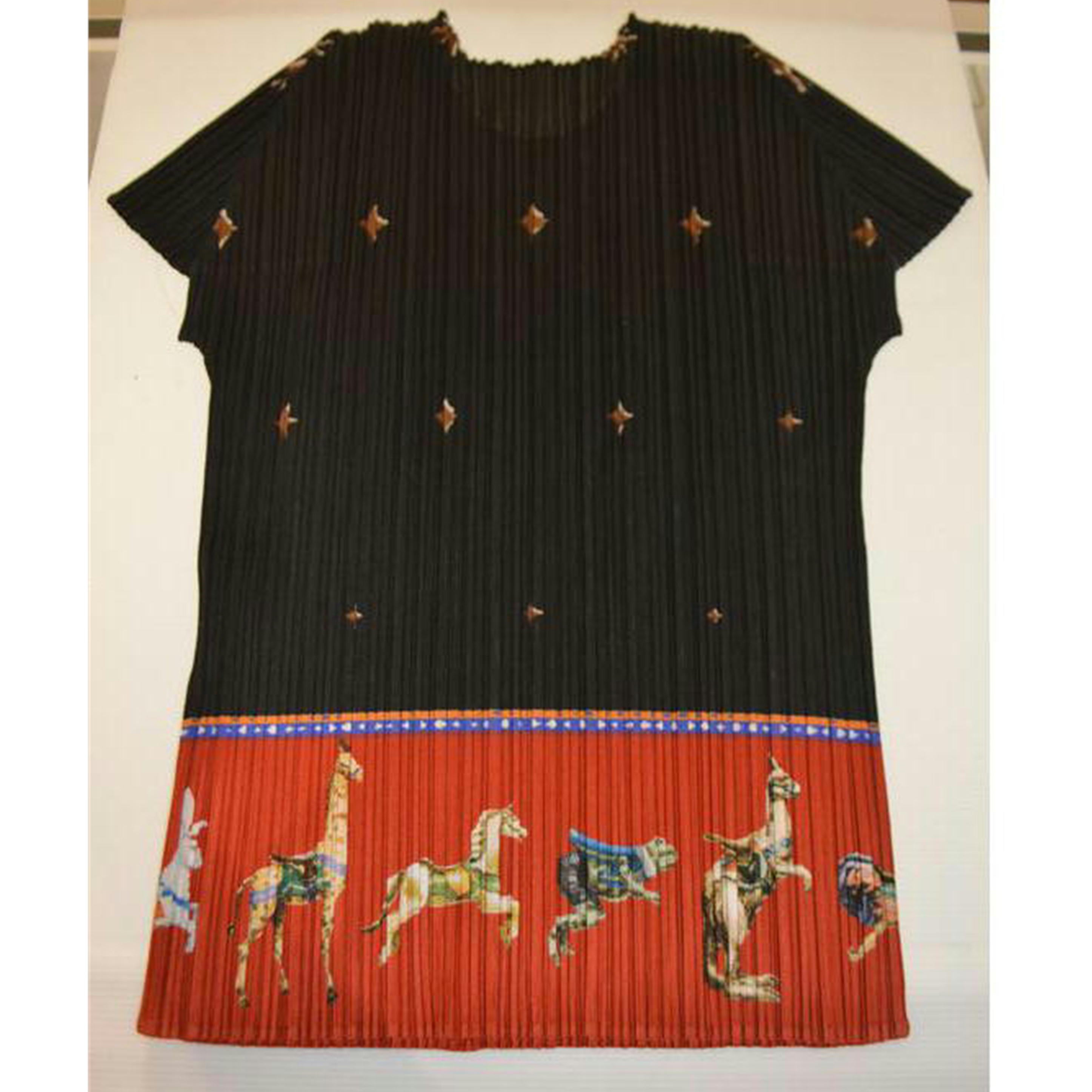 ISSEY　MIYAKE/プリーツプリーズメリーゴーランドカットソー／Lサイズ/PP43-JK771//Aランク/89