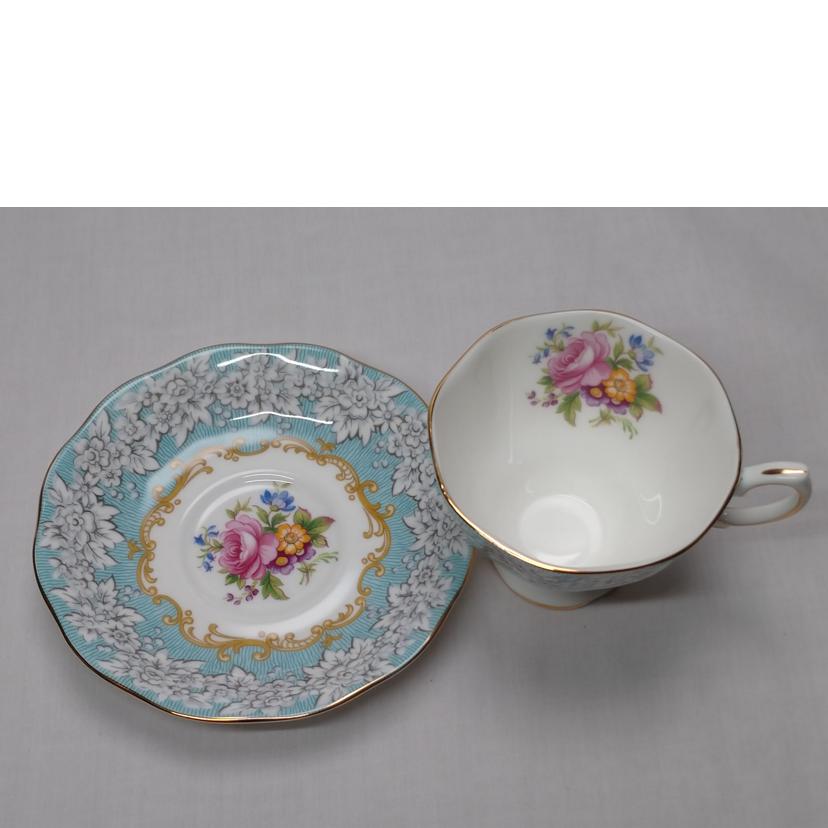 ROYALALBERT ロイヤルアルバート/レディカーライル＆エンチャメント　カップ＆ソーサー　ペア//ABランク/52