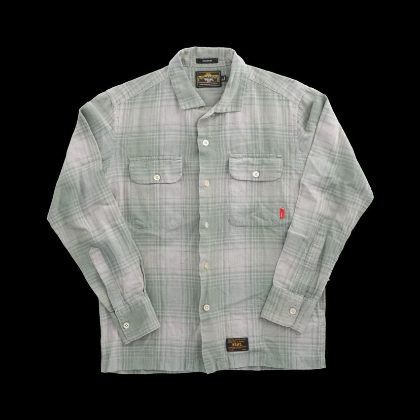WTAPS ダブルタップス/13AW／チェックオープンシャツ／入手困難／希少//ABランク/24