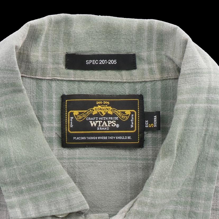 WTAPS ダブルタップス/13AW／チェックオープンシャツ／入手困難／希少//ABランク/24