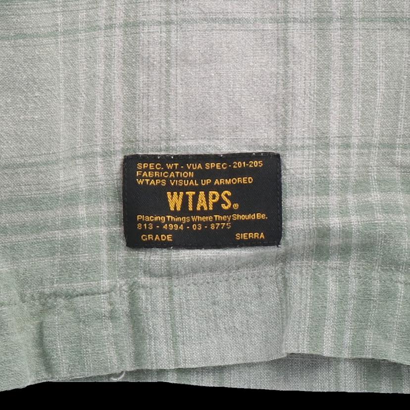WTAPS ダブルタップス/13AW／チェックオープンシャツ／入手困難／希少//ABランク/24
