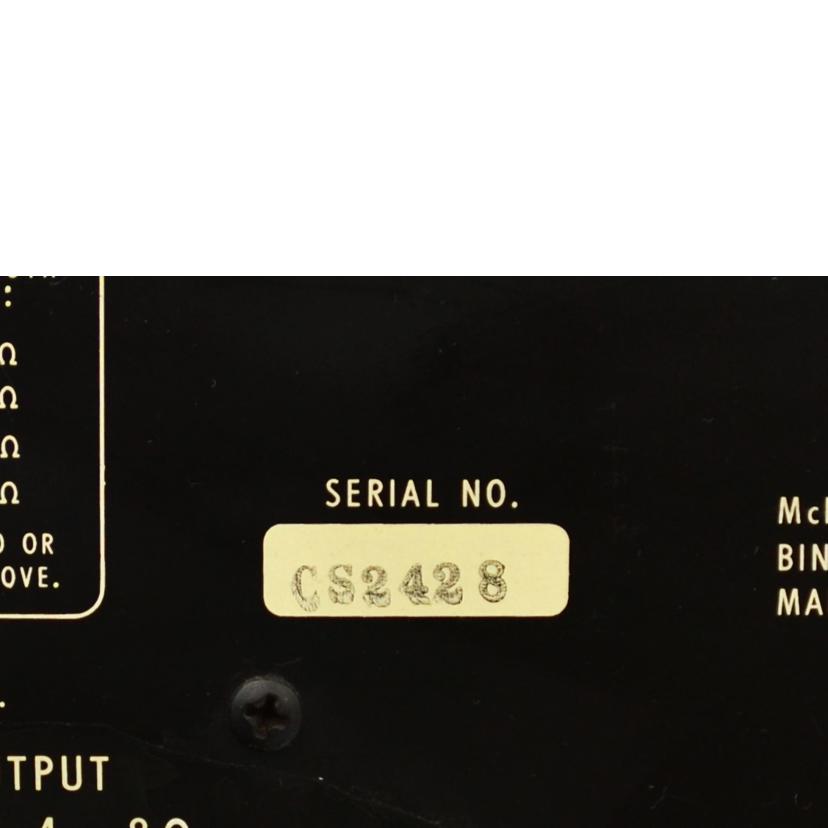 Mcintosh マッキントッシュ/パワーアンプ/MC2500//CS2428/Bランク/75