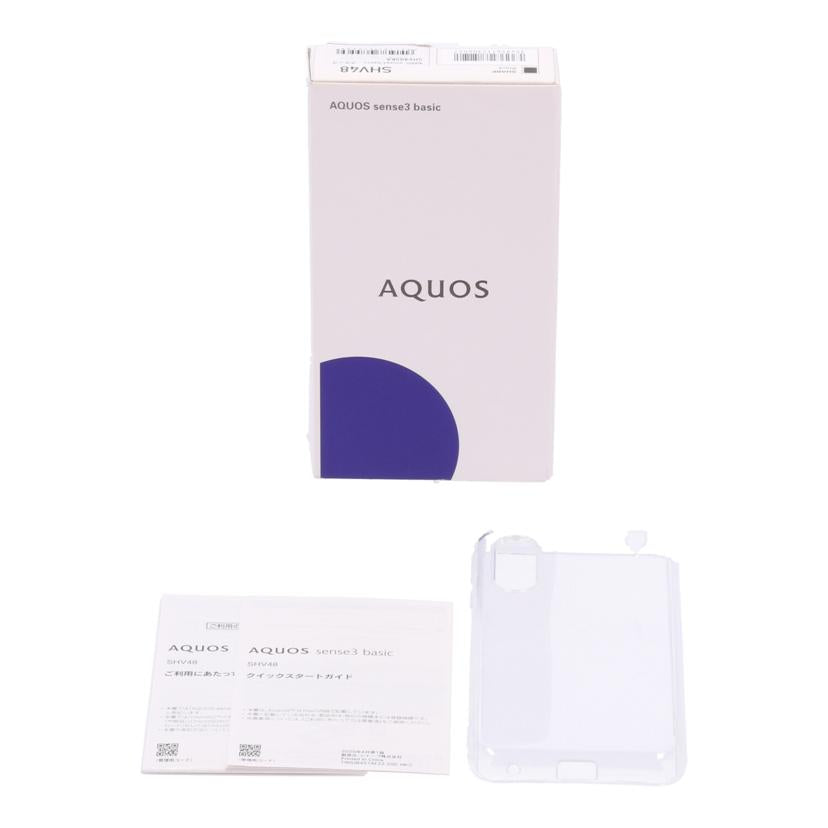 SHARP　au シャープ　/スマートフォン／AQUOS　sense3/SHV48//354956112306027/Bランク/05