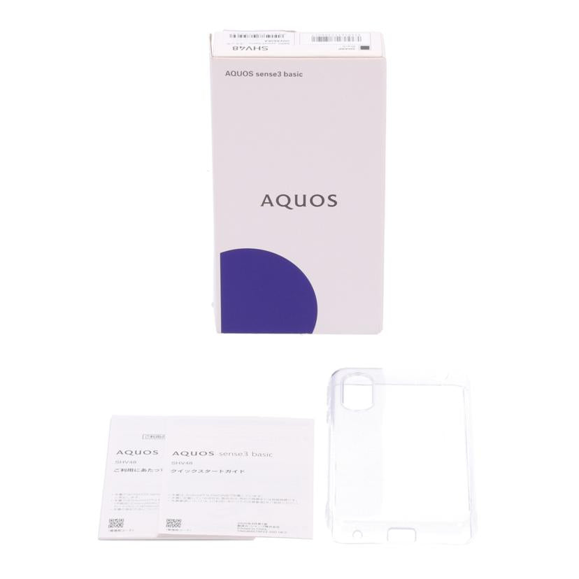 SHARP　au シャープ　/スマートフォン／AQUOS　sense3/SHV48//354956112306027/Bランク/05