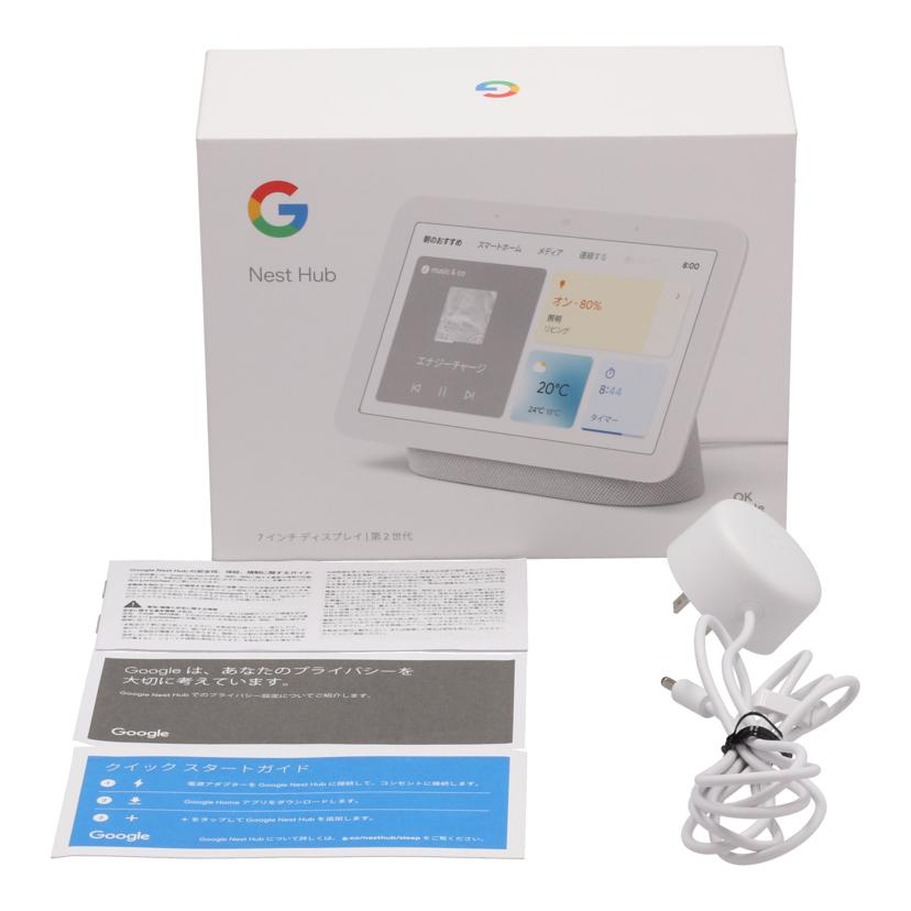 Google　 グーグル　/スマートディスプレイ／Google　Nest　Hub　（第2世代）/GUIK2 GA01331-JP//19061J3DA2CABY/ABランク/82
