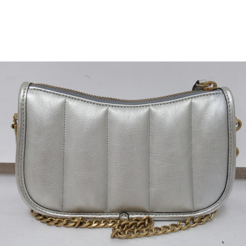 COACH/チェーンミニショルダーバック／シルバー/C6746//M21**/Bランク/63