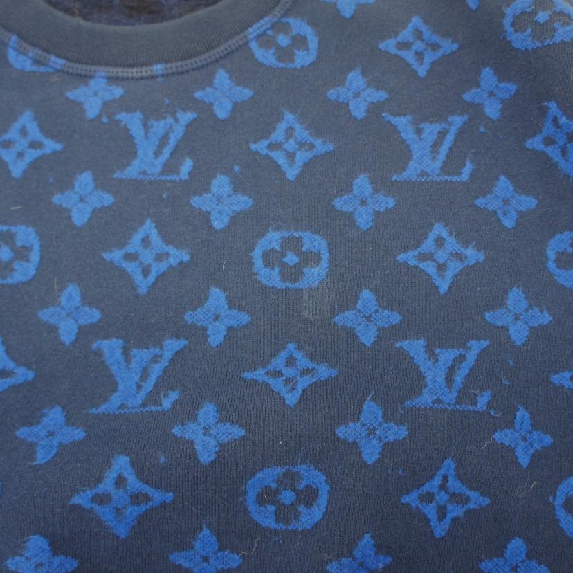 LOUIS VUITTON ルイヴィトン/19AWモノグラムジャガード総柄スウェット/トレーナー/ブルー/RM192MNPNHHY14W//ABランク/92