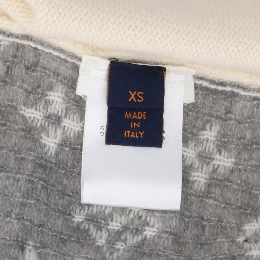 LOUIS VUITTON ルイヴィトン/モノグラムハーフアンドハーフカシミヤニットホワイト/HGN41W1XW//ABランク/92