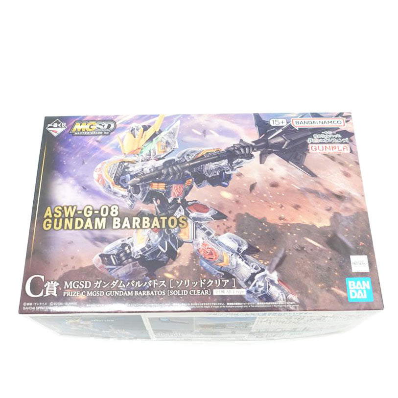 BANDAI バンダイ/MGSD ガンダムバルバトス ［ソリッドクリア］ ｢一番くじ 機動戦士ガンダム 鉄血のオルフェンズ｣ C賞/ASW-G-08//Sランク/88