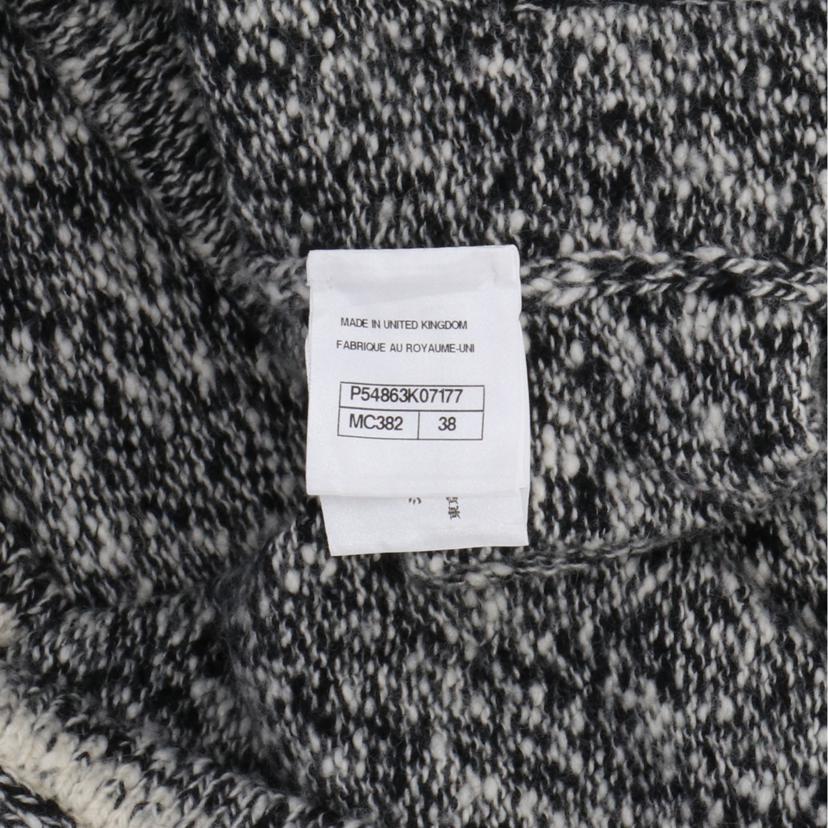 CHANEL シャネル/カシミヤ100％ロングニットブラックホワイト/P54863K07177//ABランク/92