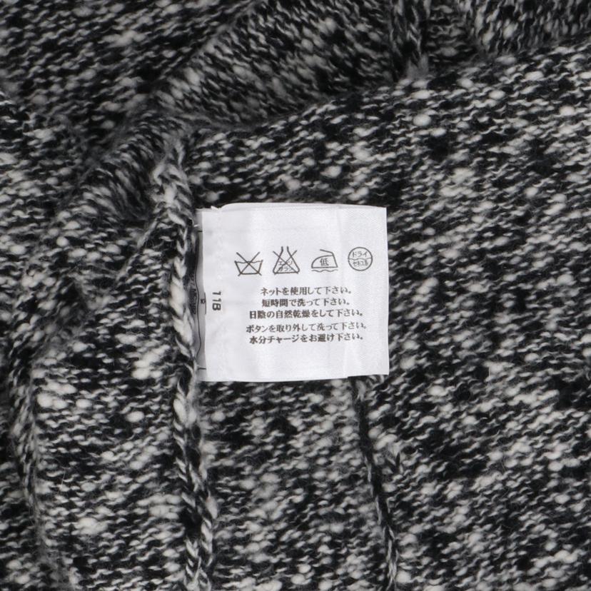 CHANEL シャネル/カシミヤ100％ロングニットブラックホワイト/P54863K07177//ABランク/92