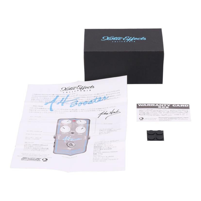 Xotic　Effects エキゾチック　/エフェクター／ブースター/AH Booster//AHB-0927/1000/Aランク/62
