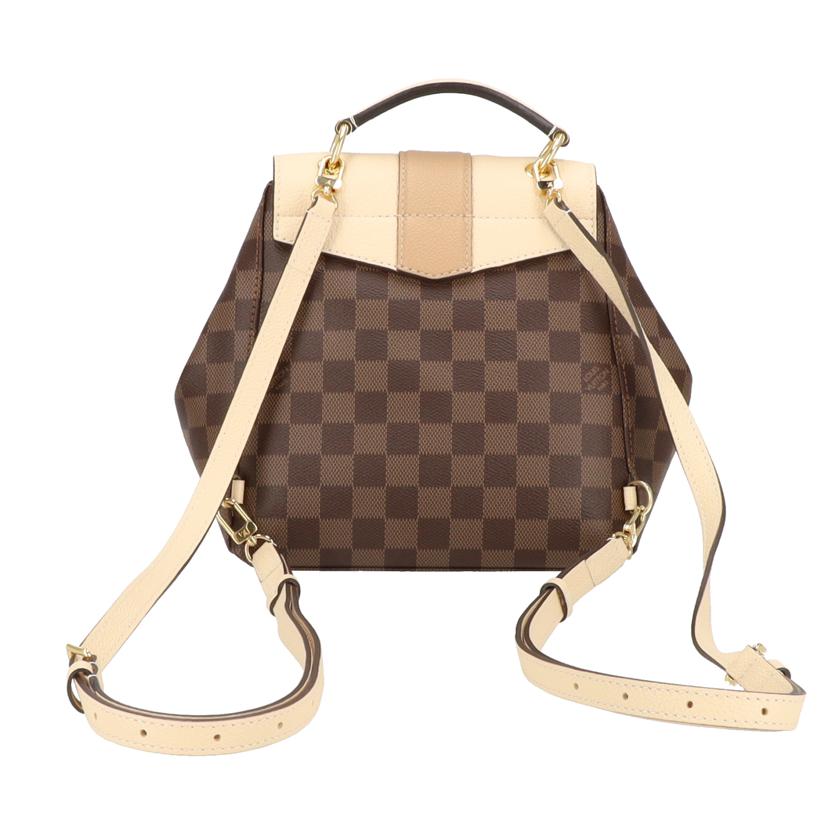 LOUIS VUITTON ルイヴィトン/クラプトン・バックパック／ダミエ／エベヌ・クレーム　/N42259//SR0***/ABランク/91