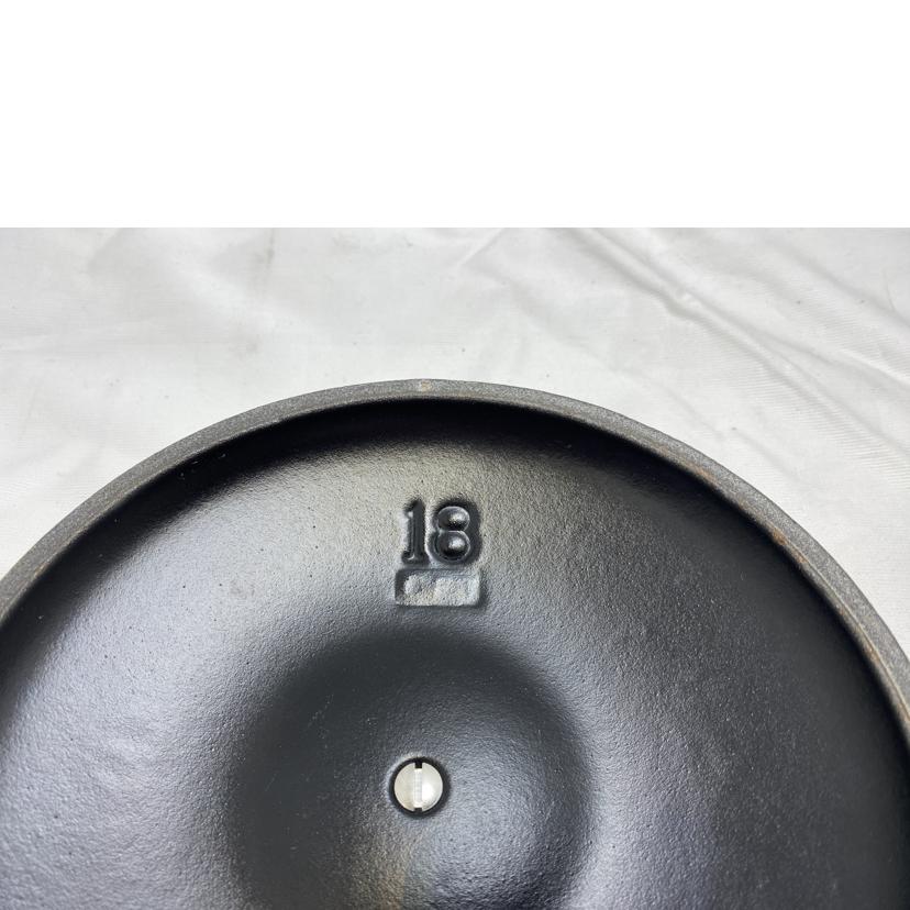 LE　CREUSET ルクルーゼ/ココット・エブリィ　18　マットブラック//Bランク/51