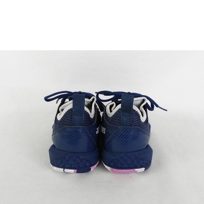 YONEX ヨネックス/パワークッション　フュージョンレブ4　ウィメン　GC　テニスシューズ／ネイビー×ラベンダー/SHTF4LGC//Aランク/81