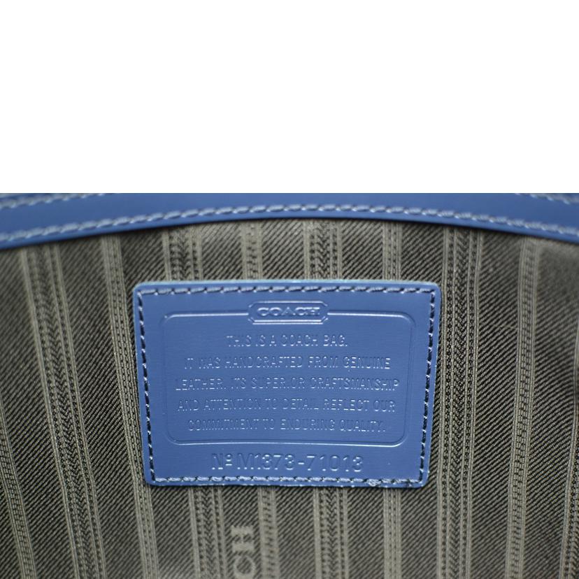 COACH ｺｰﾁ/クロスビービジネスブリーフ／ネイビー/71013//M13**/ABランク/75