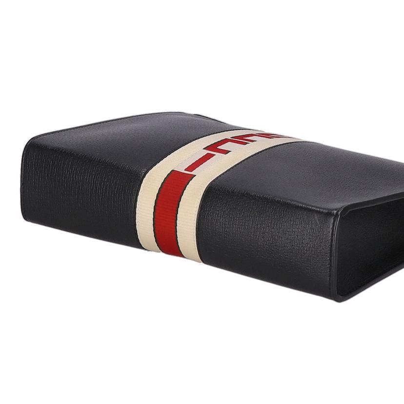 GUCCI GUCCI/ロゴストライプレザークラッチバッグ/475316//218*/ABランク/78