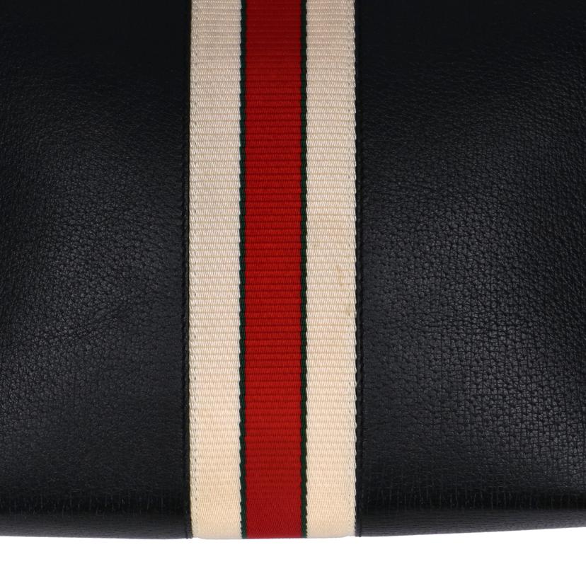 GUCCI GUCCI/ロゴストライプレザークラッチバッグ/475316//218*/ABランク/78
