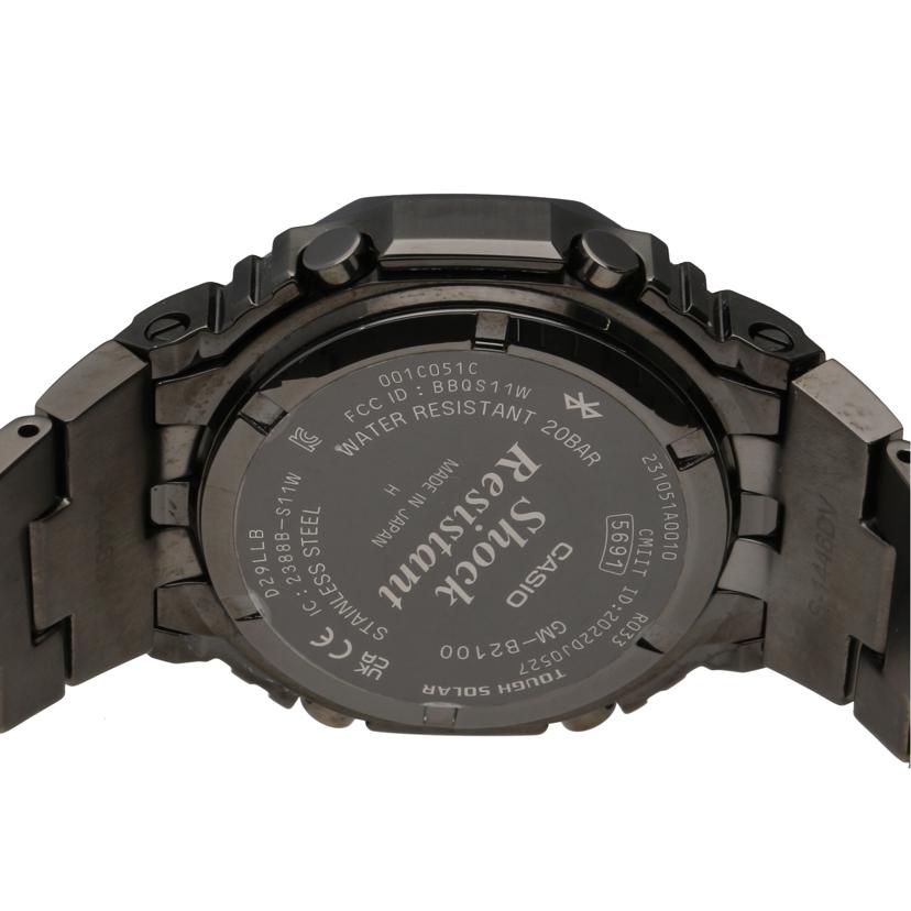 CASIO カシオ/G－SHOCK/フルメタル/電波ソーラー×スマホリンク/GM-B2100BD-1AJR//001*****/SAランク/75