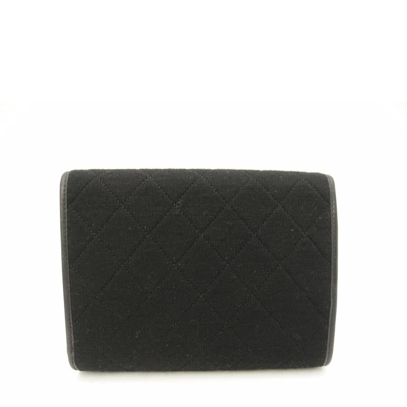 CHANEL シャネル/ミニマトラッセプッシュロックコットンジャージチェーンショルダー／ブラック/M9858                   //025****/Aランク/69