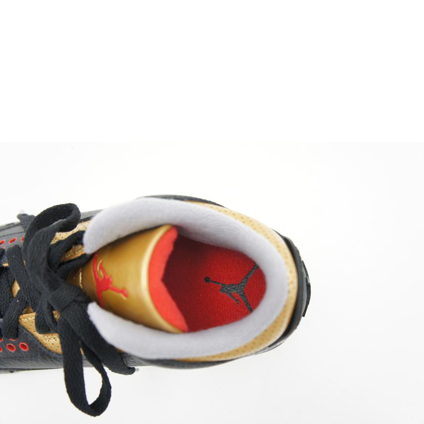 NIKE ナイキ/NIKE WOMEN’S AIR JORDAN 3 BLACK GOLD/CK9246-067//Aランク/19