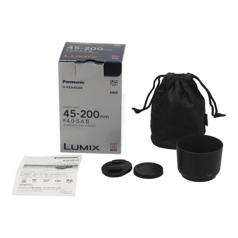 Panasonic パナソニック　/交換レンズ／45－200mm/H-FSA45200//XT9LA101153/Bランク/05