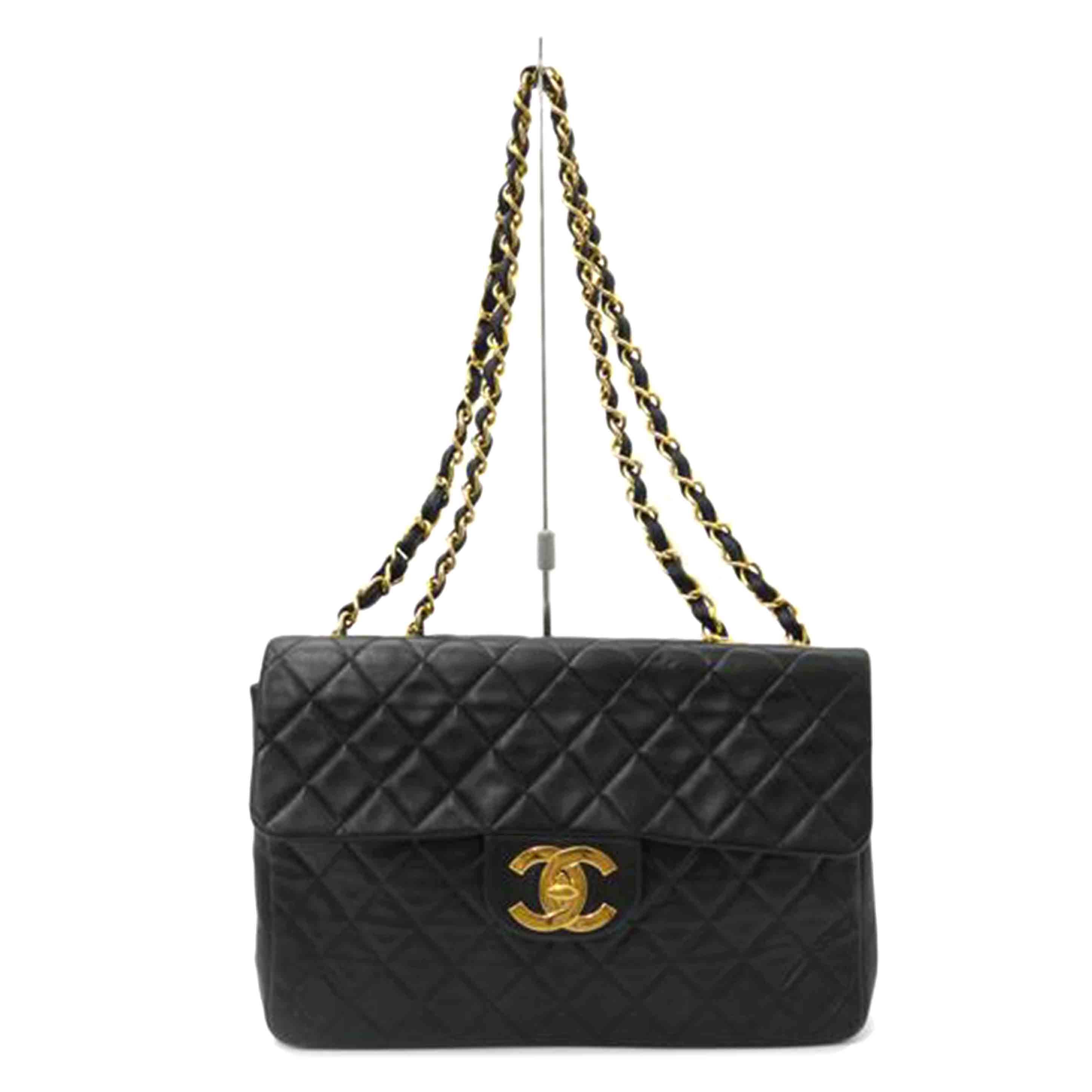 CHANEL/ココマークチェーンショルダー／ブラック//395****/ABランク/69