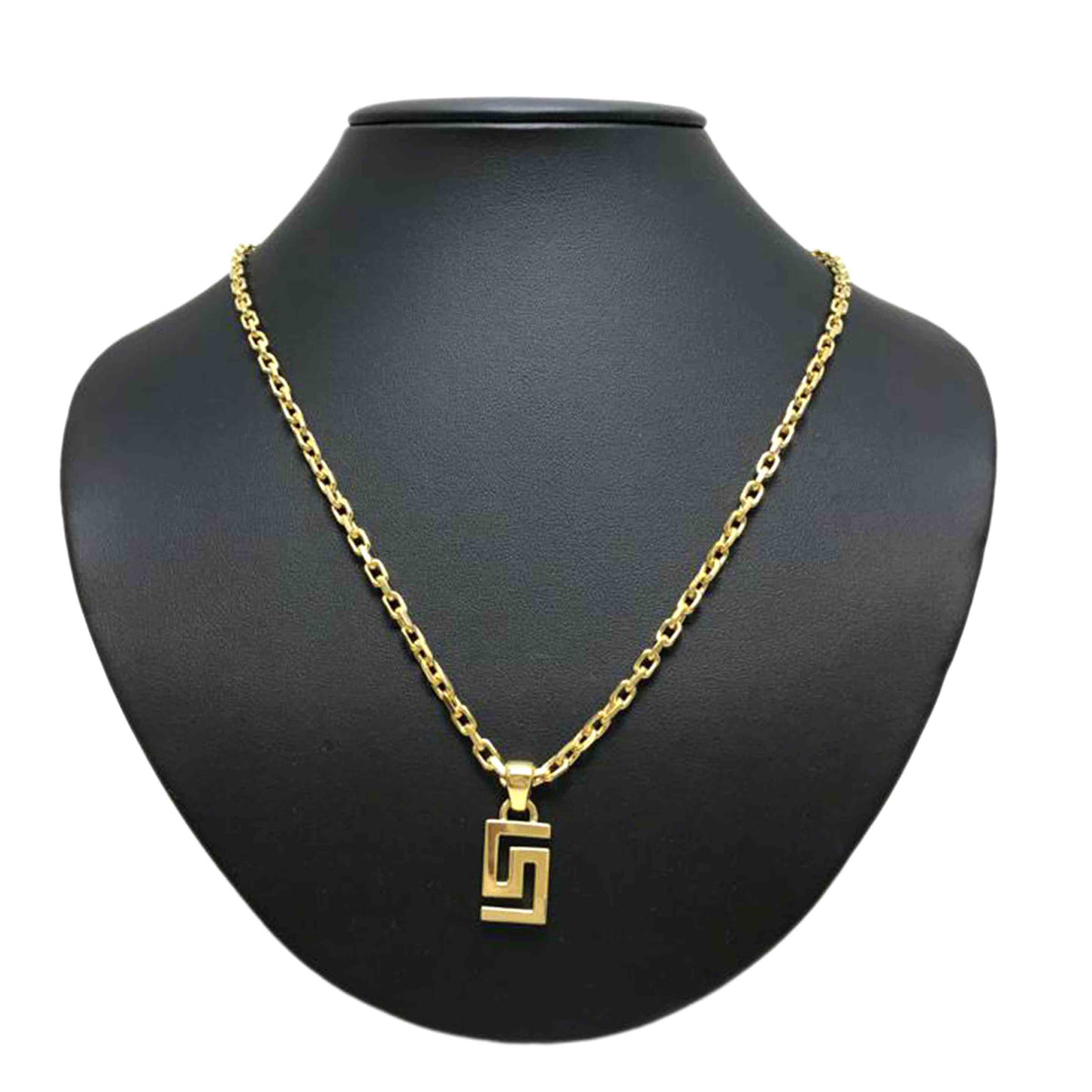 VERSACE ヴェルサーチ/グレカモチーフ ペンダントネックレス/DDG17334S//ABランク/51