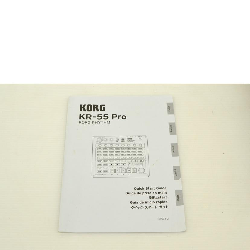 KORG コルグ/リズムマシン　ドラムマシン/KR-55PRO//ABランク/75