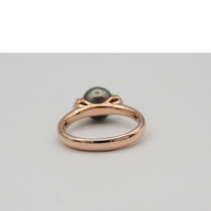 K18パールダイヤリング0．14ct＃13//Bランク/04