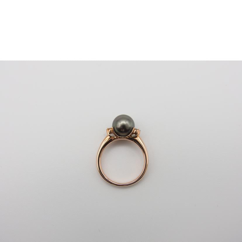 K18パールダイヤリング0．14ct＃13//Bランク/04