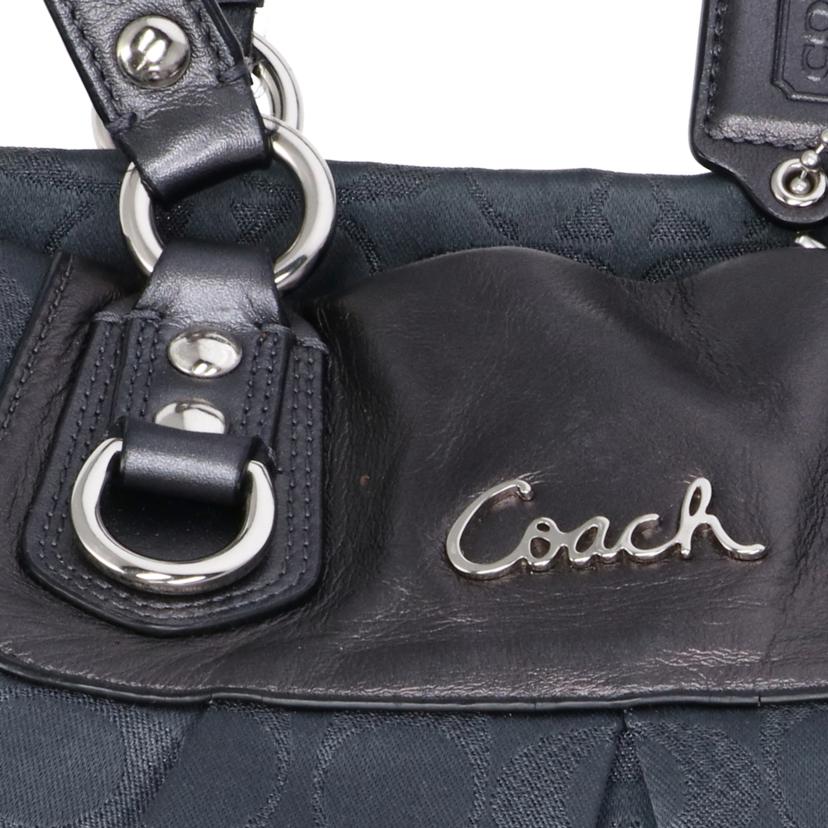 COACH コーチ/アシュレイシグネチャー・キャリーオール／トートバッグ/F18776//H11**/Aランク/18