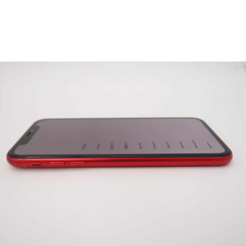 Apple アップル/iPhone　11　64GB　（PRODUCT）RED／SIMロック解除済み/MWLV2J/A//F4GCH7EGN737/Aランク/69