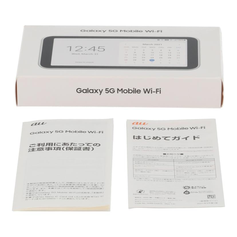 SAMSUNG　au サムスン　/モバイルルーター／Galaxy　5G　Mobile　Wi－Fi/SCR01//RFBTB00SFBR/Bランク/77