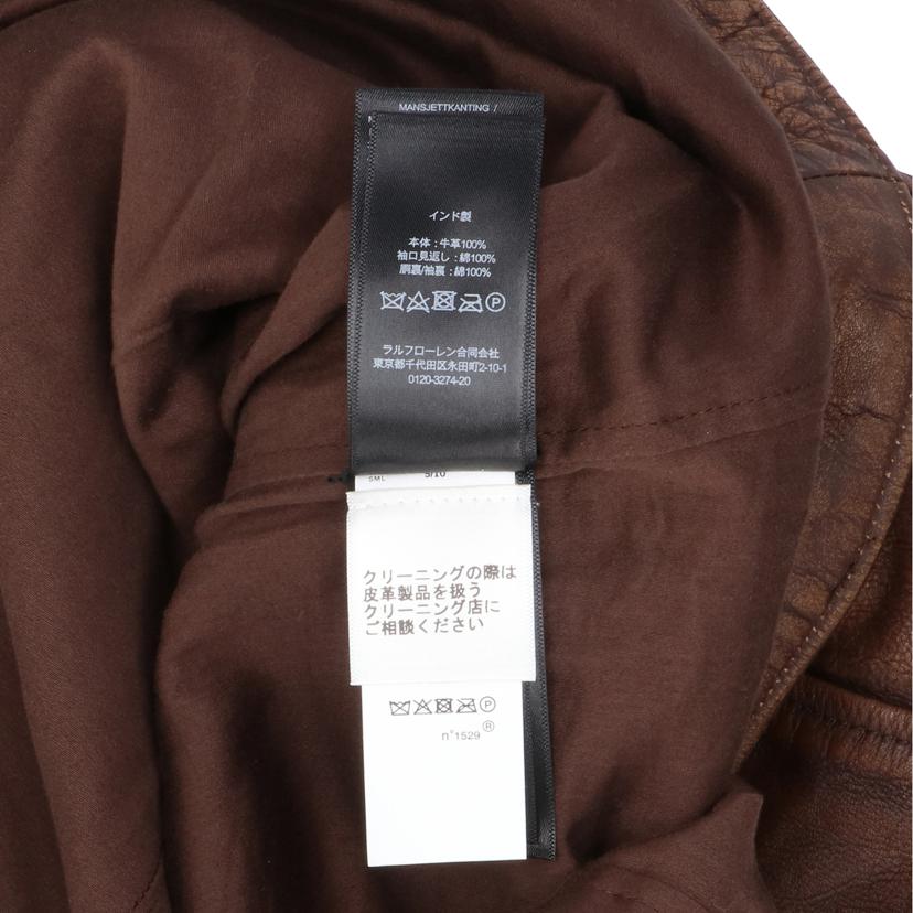 RALPH　LAUREN ラルフローレン/RRL　LIMITED　EDITION　レザーカーコート/782795185001//ｻｲｽﾞ:M/Aランク/91