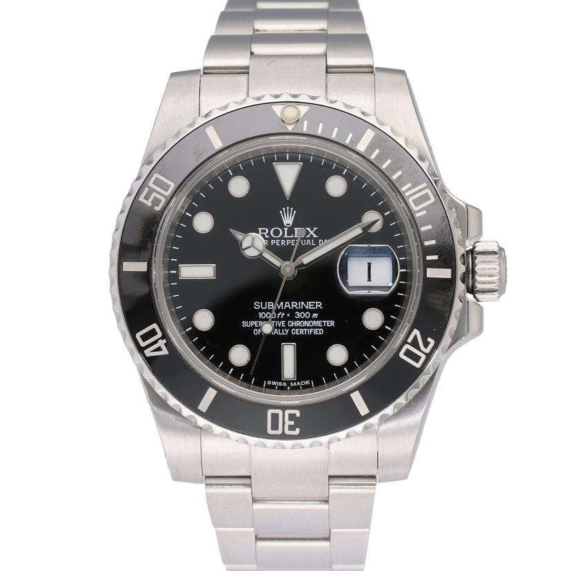 ROLEX ロレックス/サブマリーナデイト／黒文字盤/116610LN//87F************/Aランク/89