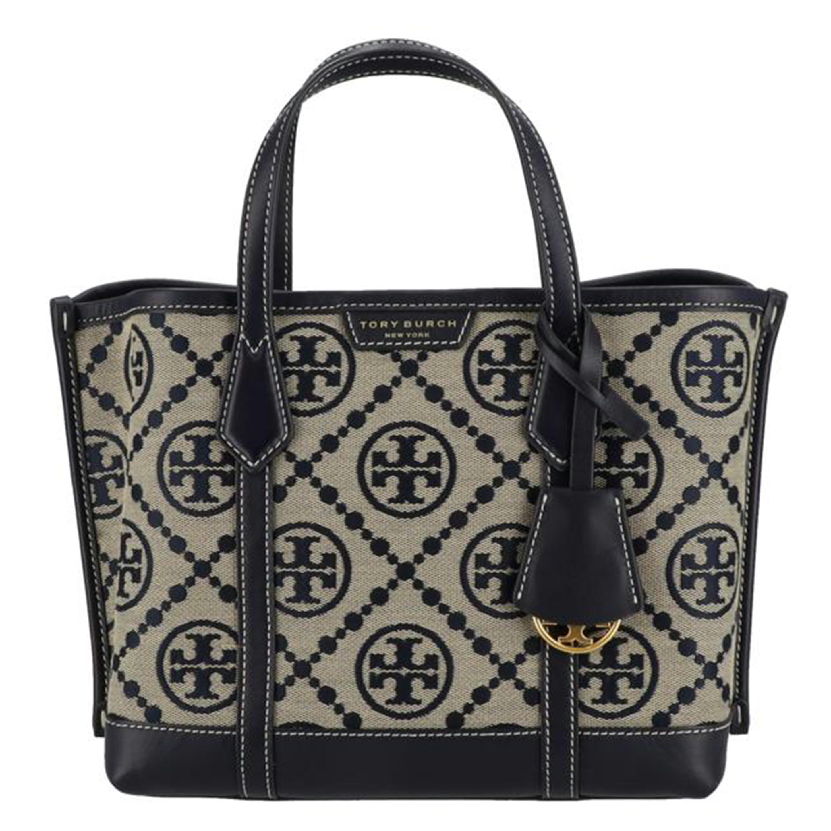 TORY　BURCH トリーバーチ/モノグラム　スモールトリプルコンパートメント　トートバッグ//ABランク/24