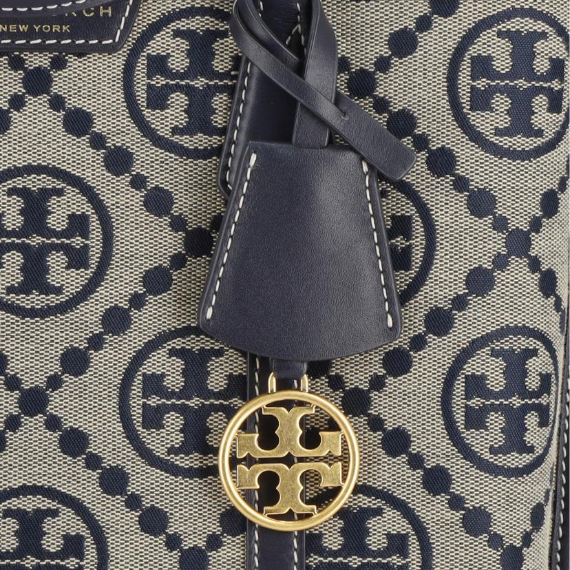 TORY　BURCH トリーバーチ/モノグラム　スモールトリプルコンパートメント　トートバッグ//ABランク/24