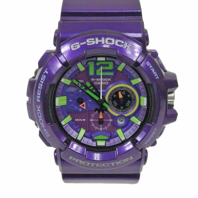CASIO カシオ/G－SHOCK アナデジ/エヴァ初号機カラー/GAC-110-6AJF//Aランク/25