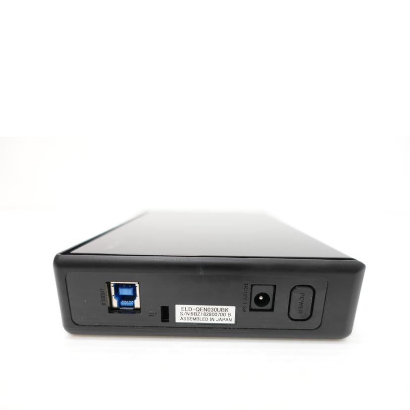 ELECOM エレコム/外付けHDD/ELD-QEN030UBK/ELD-QEN030UBK//9BZ182800700B/ABランク/88
