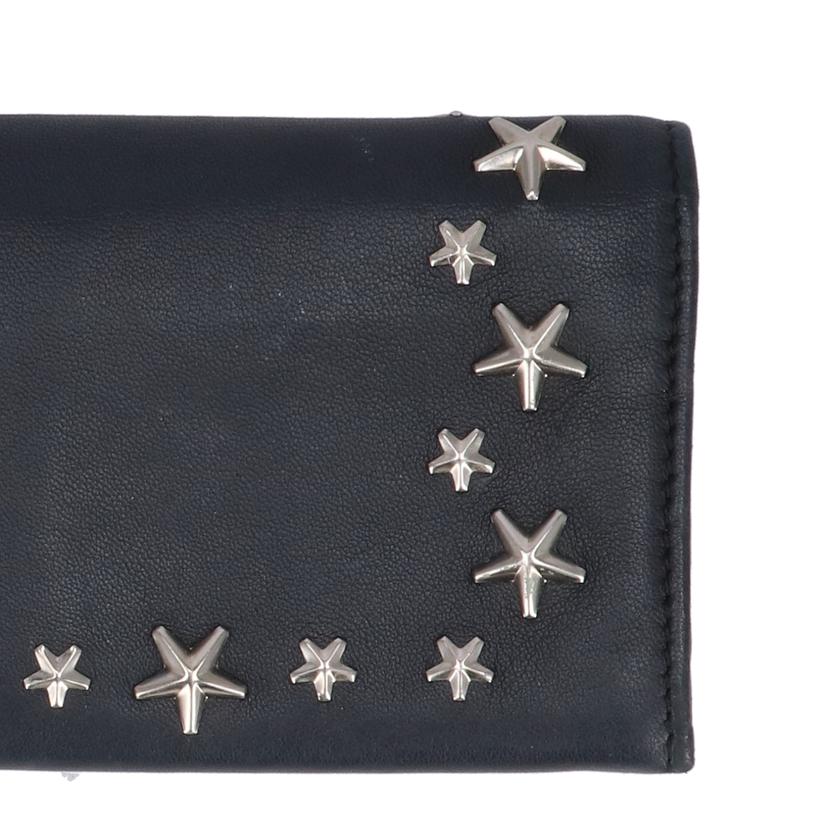 JIMMY　CHOO ジミーチュウ/スタースタッズレザー二つ折り長財布//ABランク/18