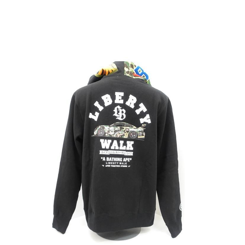 A BATHING APE アベイシングエイプ/シャークフルジップパーカー/001ZPK731911C//ABランク/88