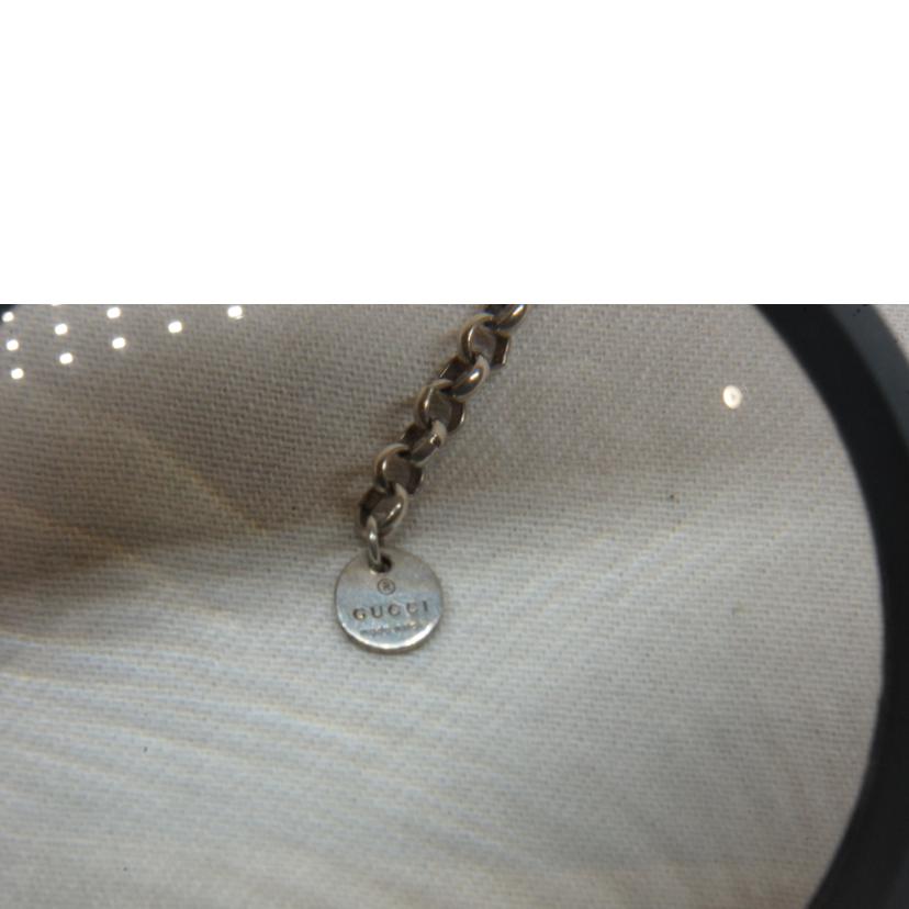 GUCCI グッチ/Ag925SVインターロッキングGボールチェーンネックレス//☆1561FI/ABランク/92
