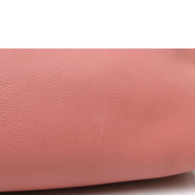 LOEWE ロエベ/フラメンコ　クラッチミニ　レザ－ショルダーバッグ　ピンク//Aランク/65