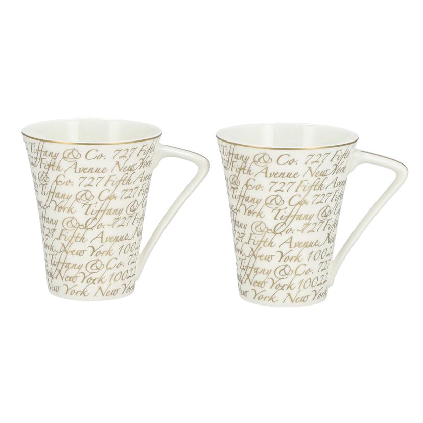 TIFFANY＆Co ティファニーアンドコー/NOTES／マグカップ／ペア//Aランク/85