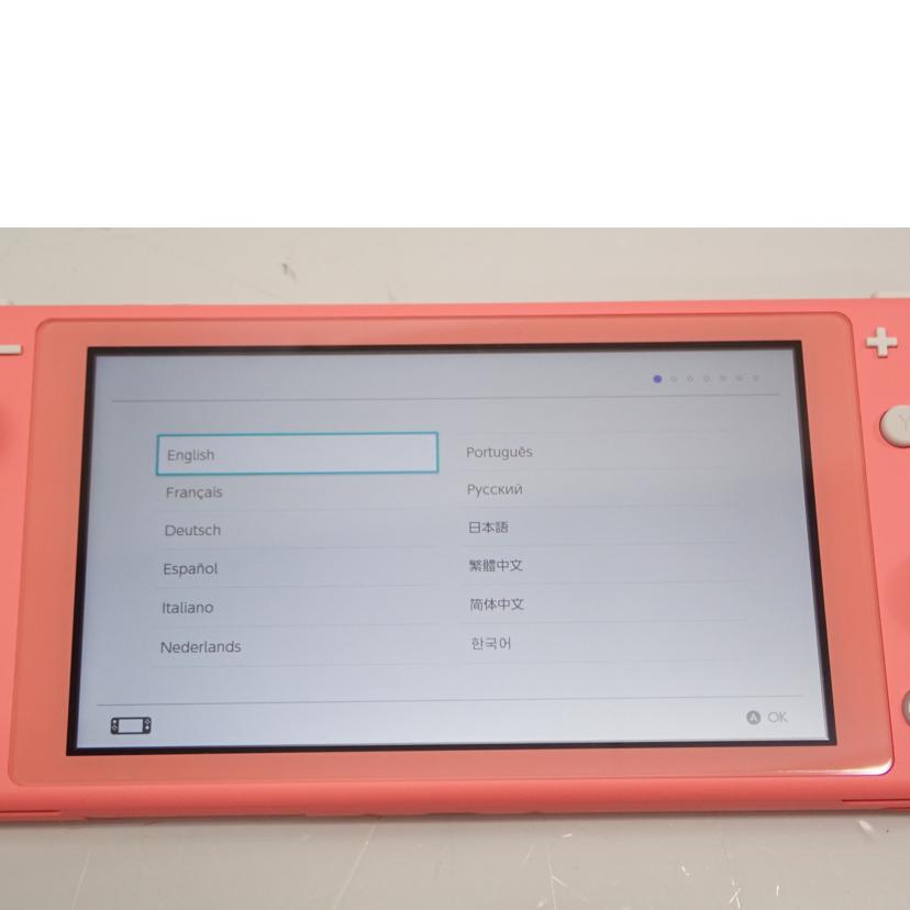 Nintebdo NINTENDO/Nintendo　Switch　Lite／Coral/HDH-001//XJJ10021109996/Bランク/62