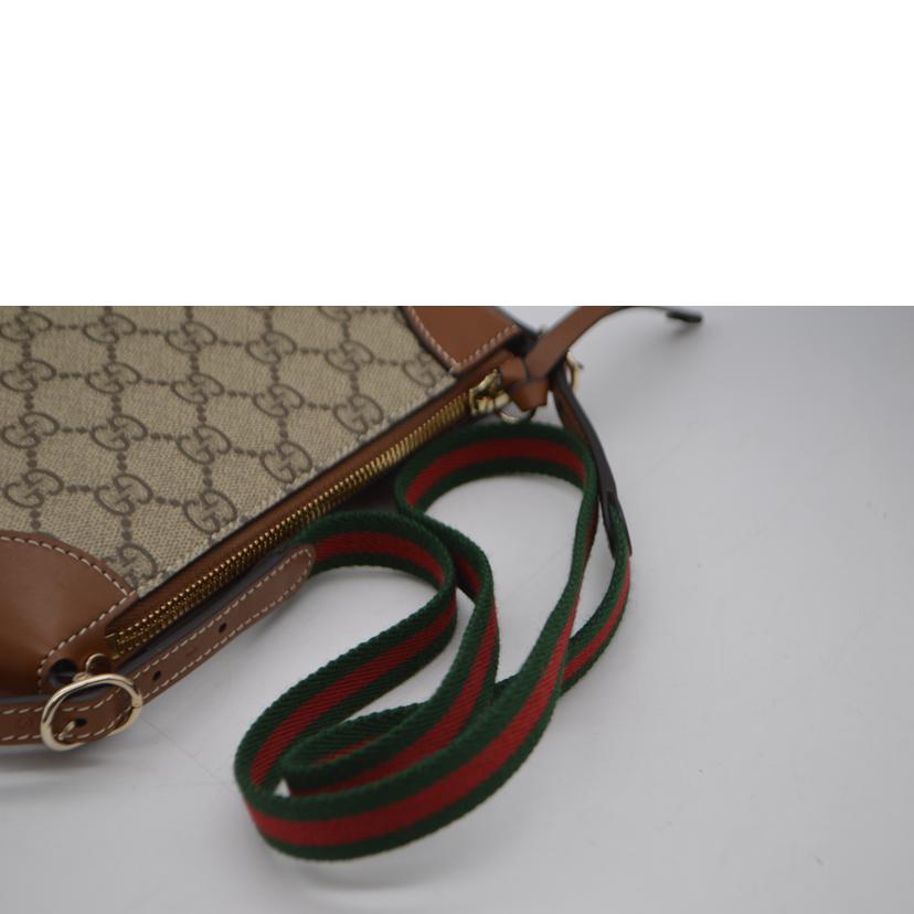 GUCCI グッチ/GGスプリームエンブレムスモールレザーショルダー/815218//520***/Aランク/89