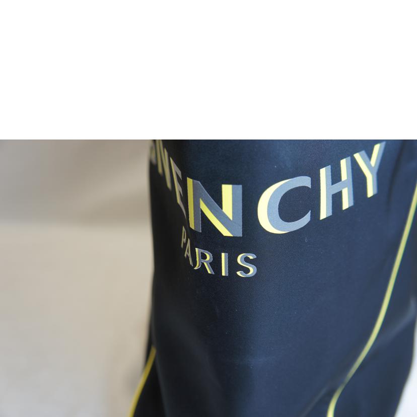 GIVENCHY ジパンシー/ナイロンロゴトートブラックイエロー//Aランク/92